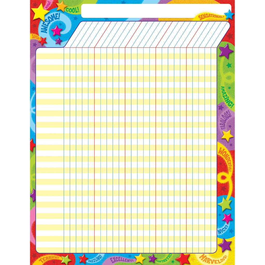 Praise Words N Stars Incentive Chart