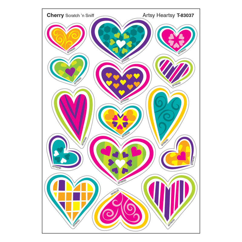 Artsy Heartsy-cherry Shapes Stinky Stickers