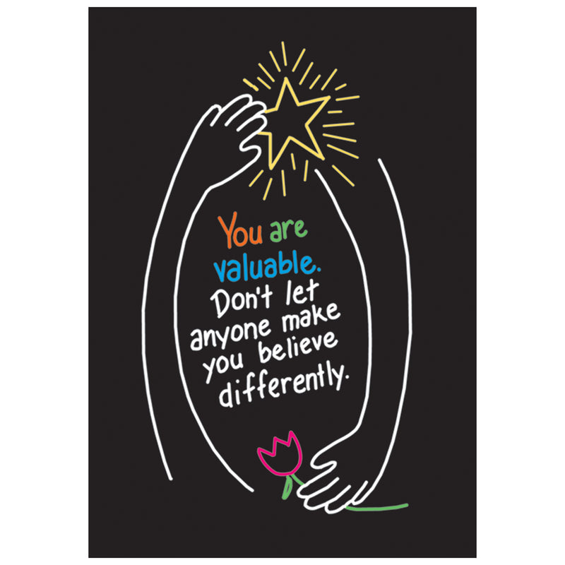 Poster You Are Valuable 13 X 19 Large
