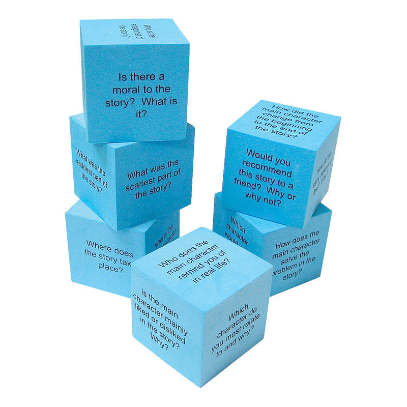 Foam Reading Comprehension Cubes