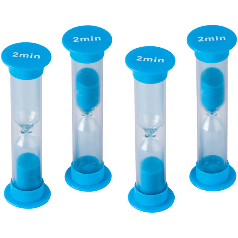 Small Sand Timer 2 Minute 4 Pk