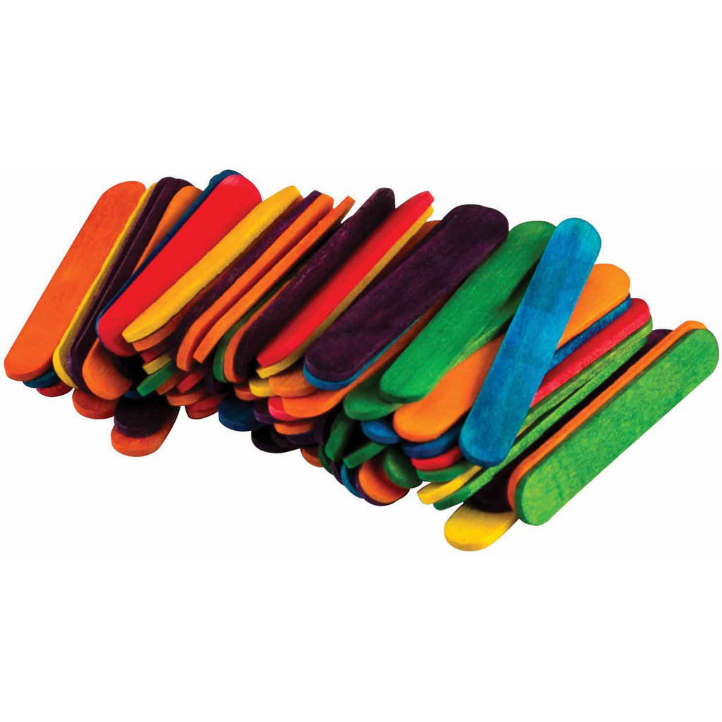 Multicolor Mini Craft Sticks 100 Ct Stem Basics