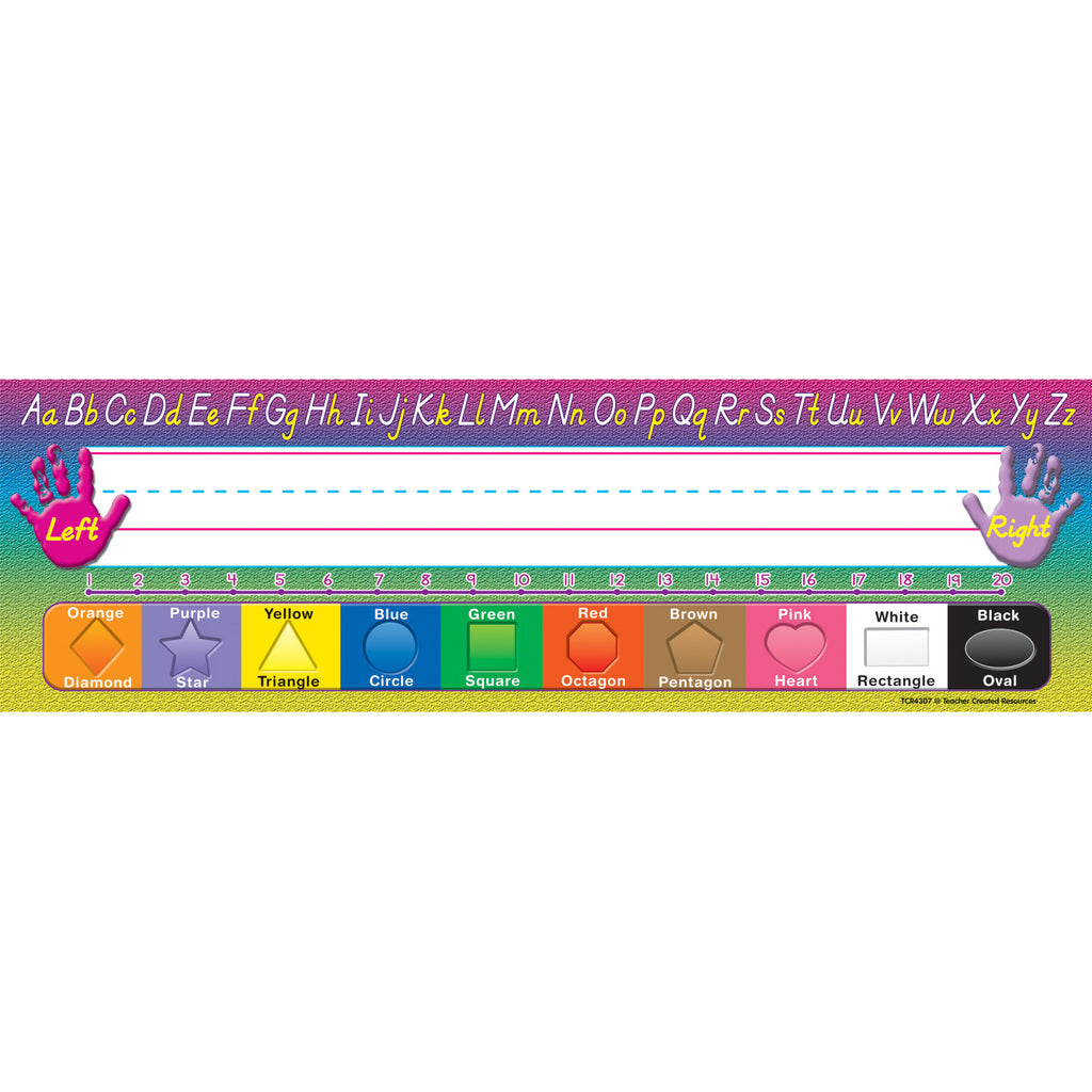 Modern Printing 36pk Flat Name Plates 3-1-2 X 11-1-2