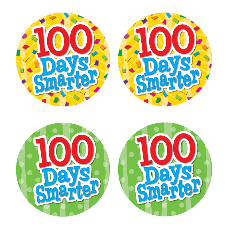 100 Days Smarter Wear Em Badges