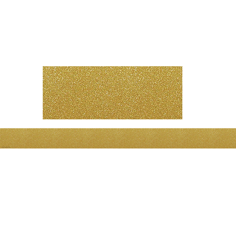 Confetti Gold Straight Border Trim