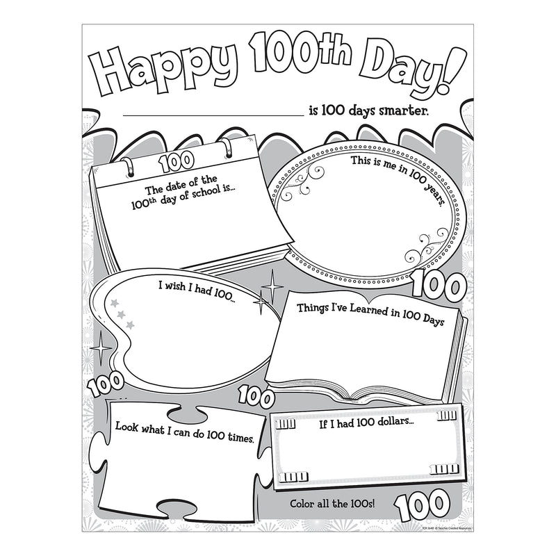 Happy 100th Day Poster Pack