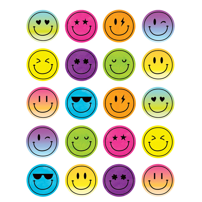 Brights 4Ever Smiley Faces Stickers, Pack of 120