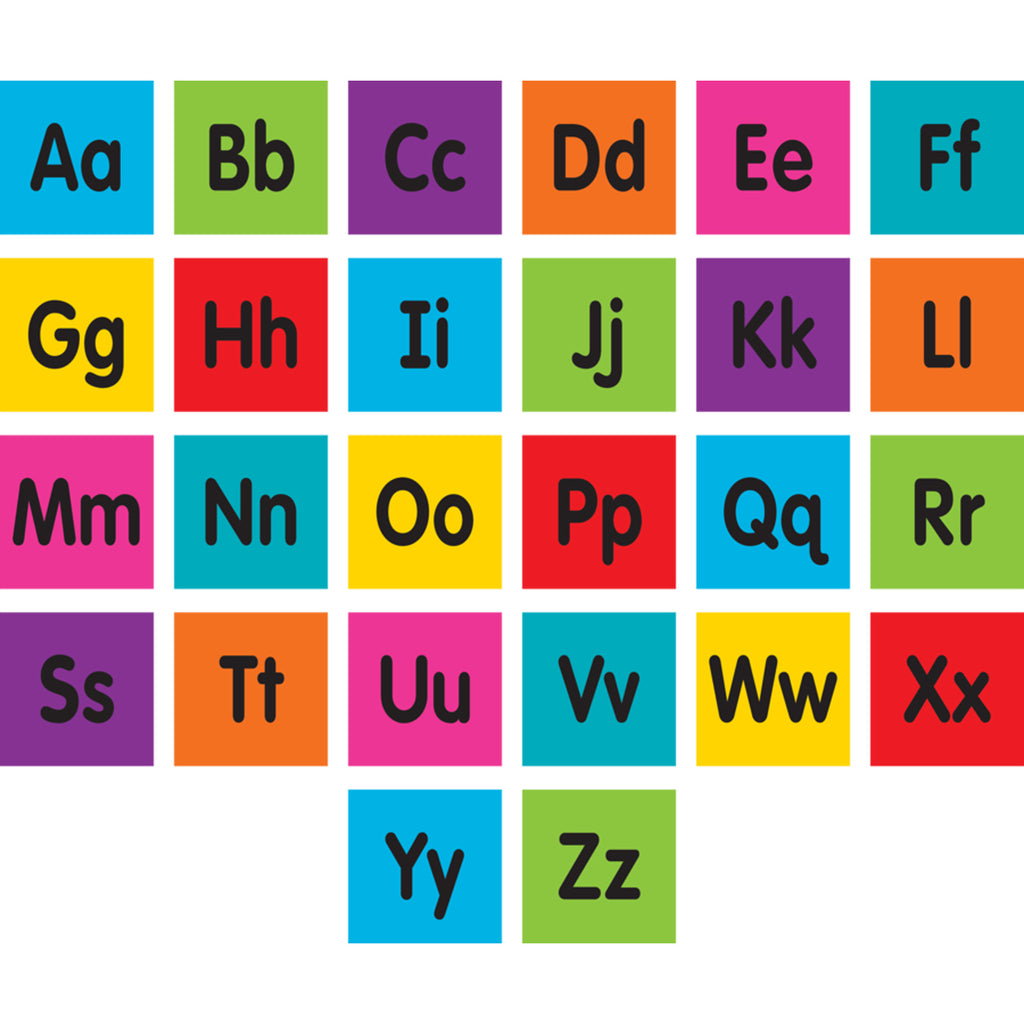 Spot On Alphabet Carpet Markers 4in