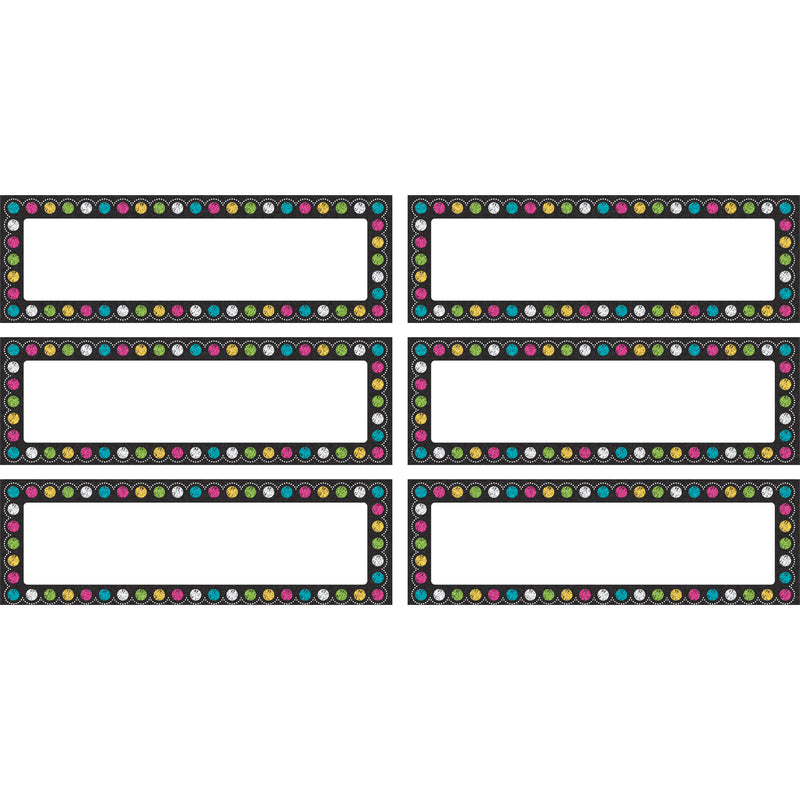 Chalkboard Brights Labels Magnetic Accents