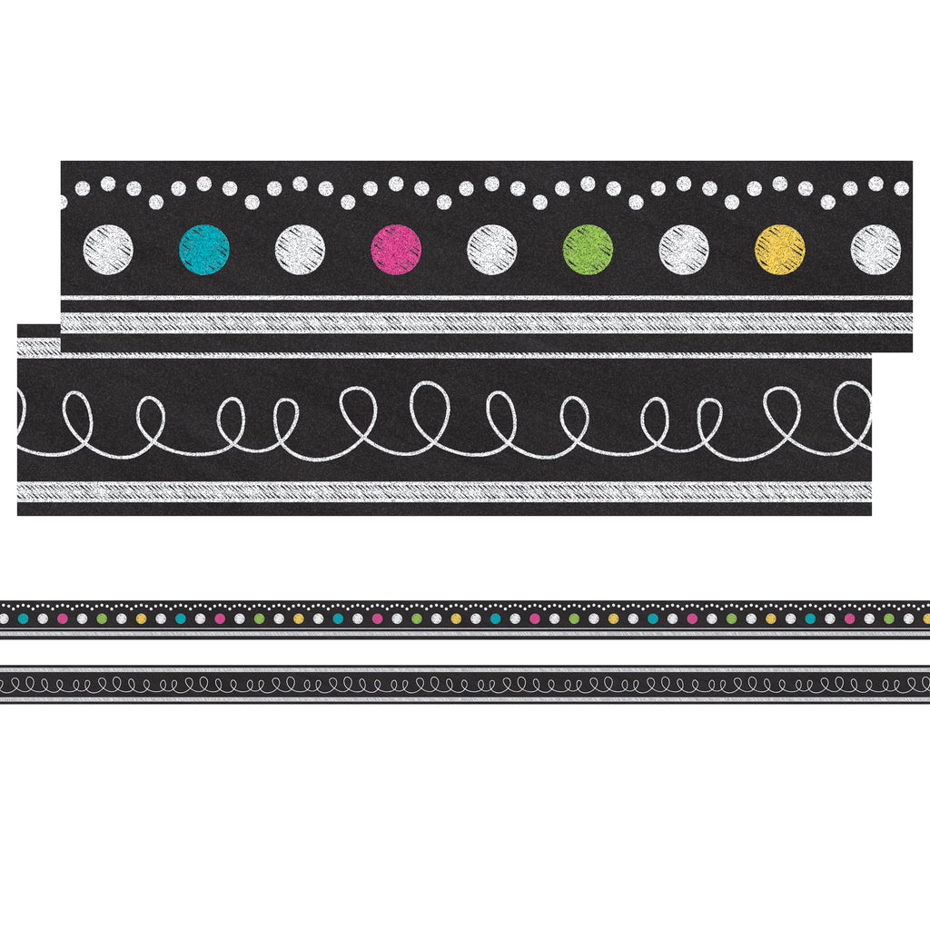 (3 Pk) Chalkboard Brights Ribbon Runner