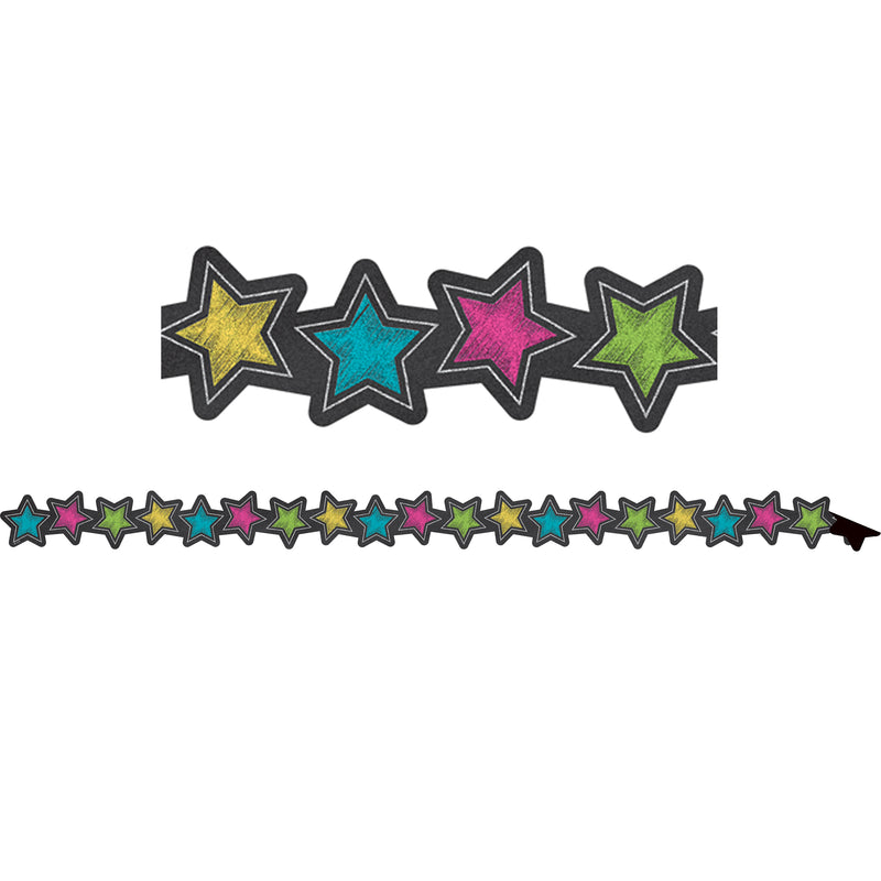 Chalkboard Brights Stars Mag Border