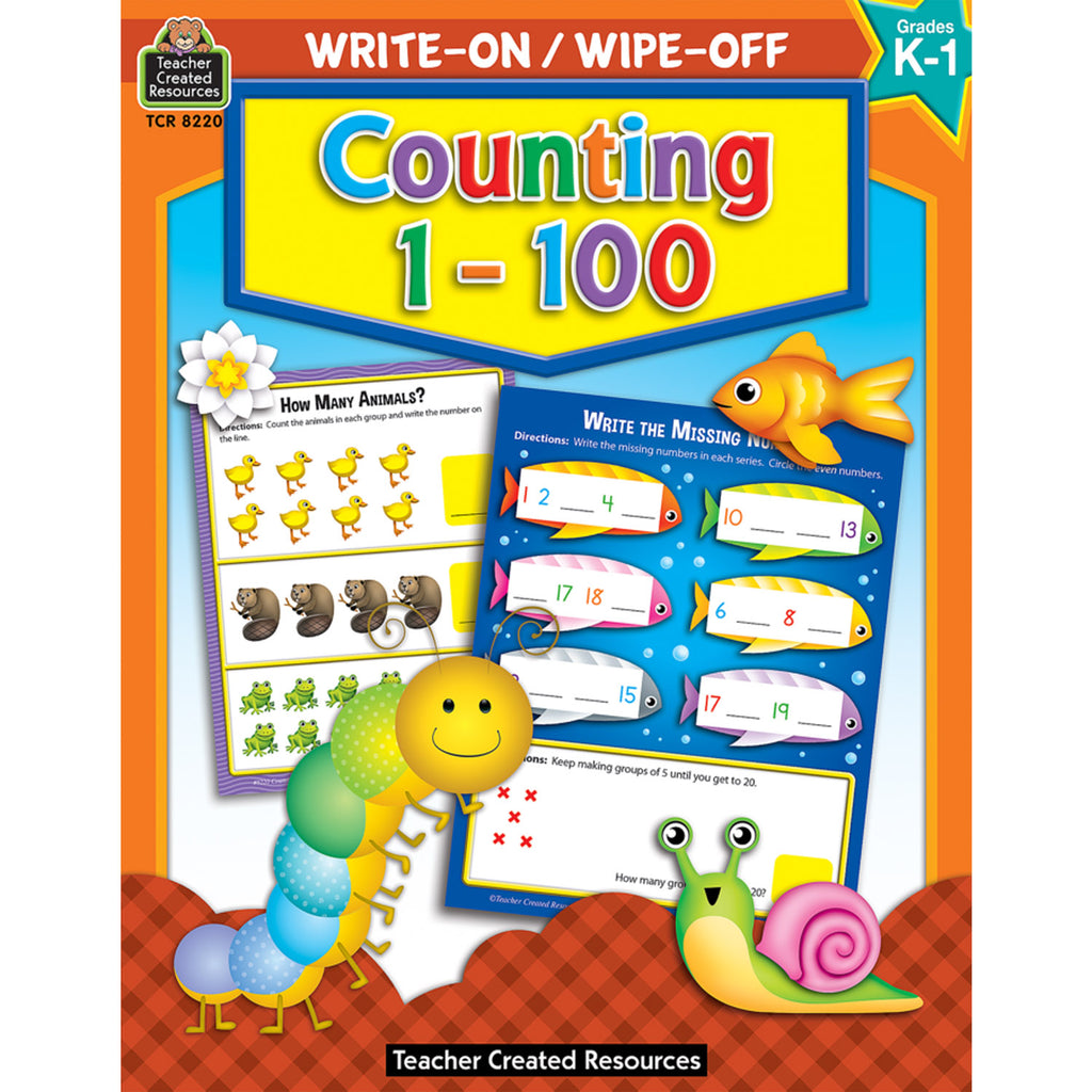 Counting 1-100 Write-on-wipe-off Book