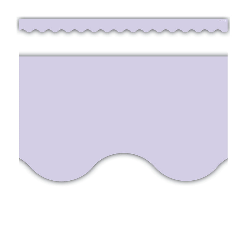 Lavender Scalloped Border Trim, 35 Feet