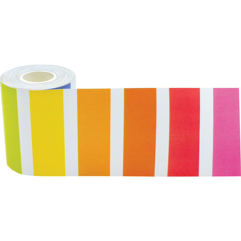 Colorful Stripes Rolled Border