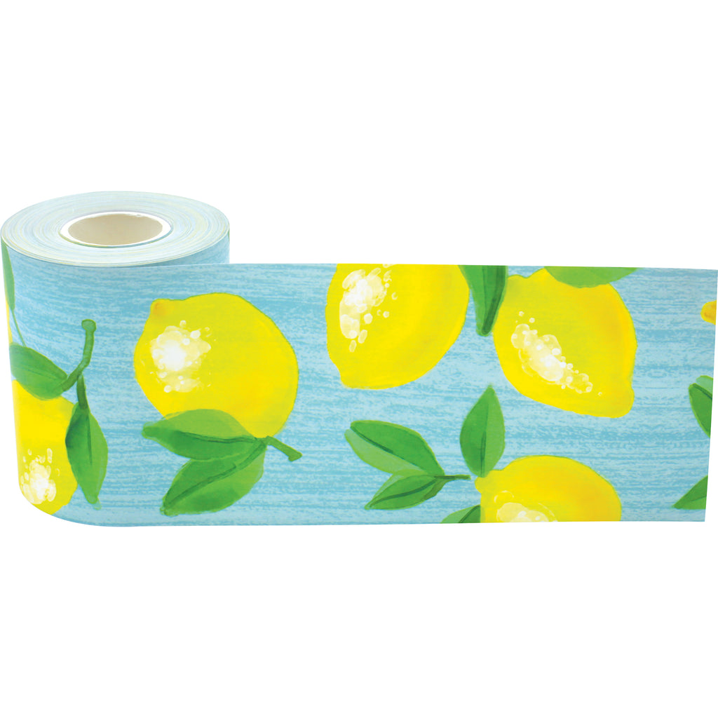 Lemon Zest Straight Rolled Border