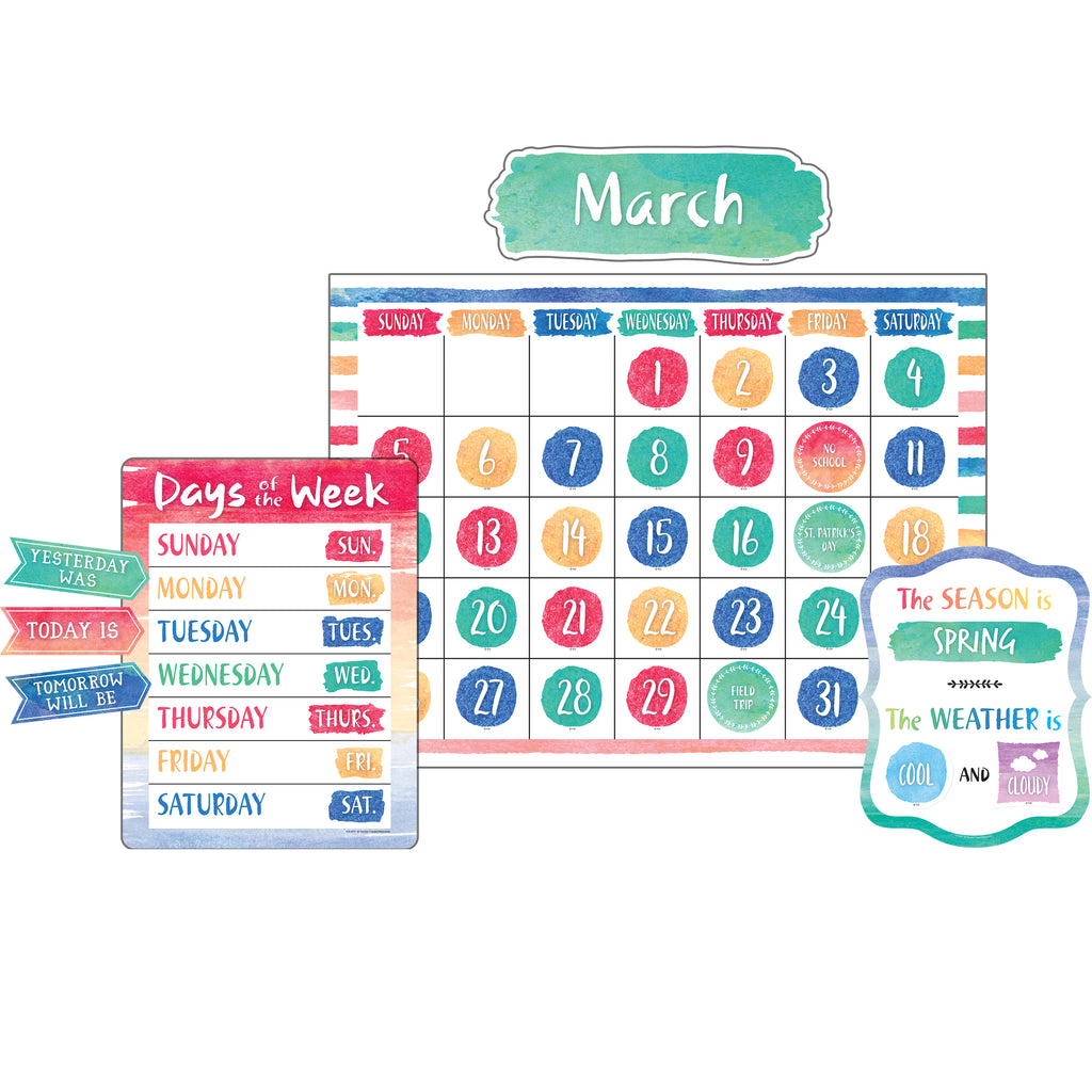 Watercolor Calendar Bbs