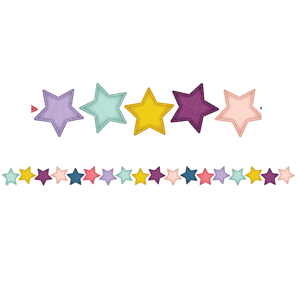 Oh Hppy Day Stars Die-cut Brdr Trim