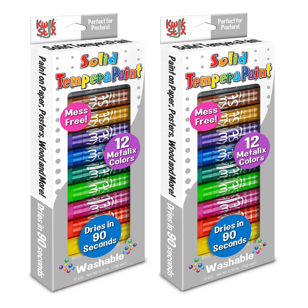 (2 St) Kwik Stix Metalix 12 Color Set