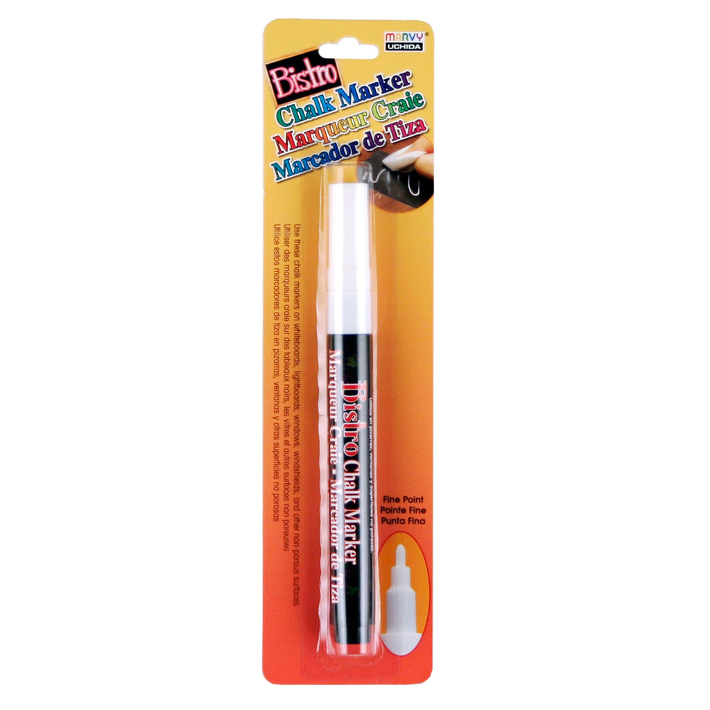 Bistro Single Wht Marker Fine Tip