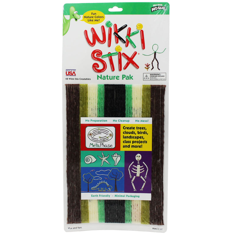 (3 Ea) Wikki Stix Nature Colors