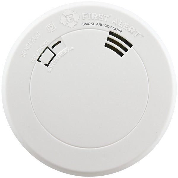 Photoelectric Smoke & Carbon Monoxide Combo Alarm with 10-Year Battery