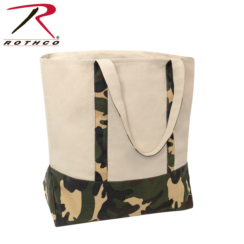 Rothco Large Camo Canvas Tote Bag