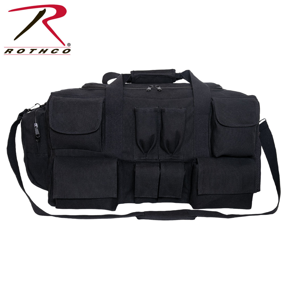 Rothco Canvas Pocketed Military Gear Bag
