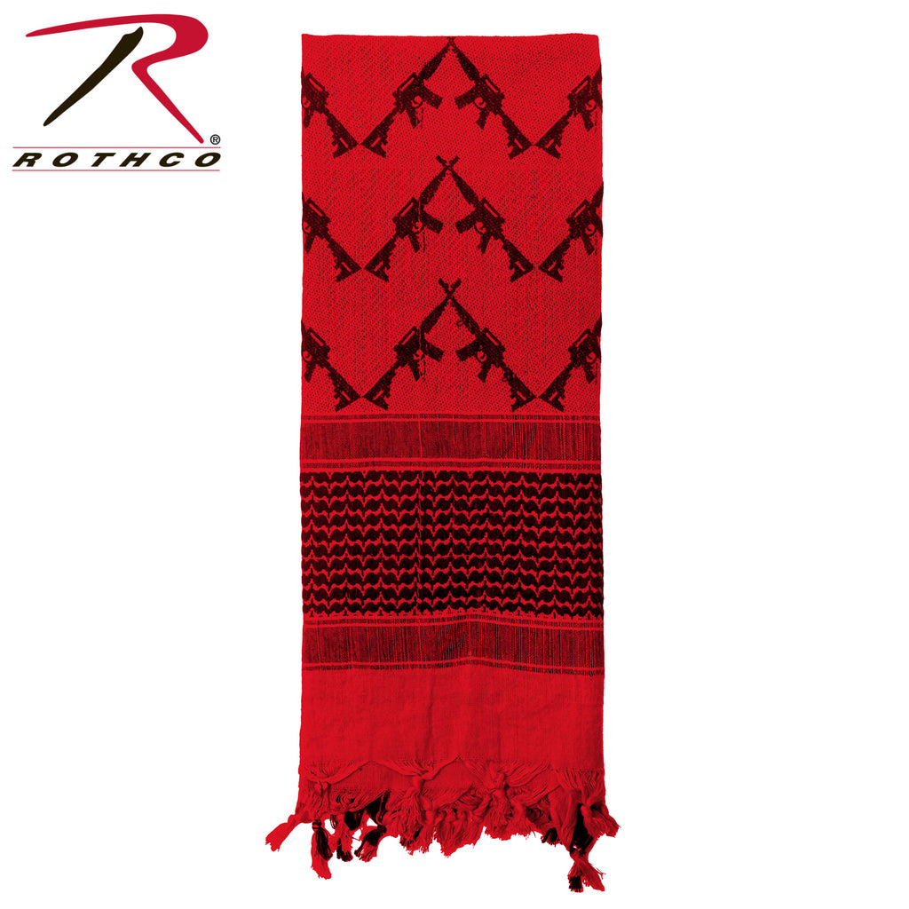 Rothco Crossed Rifles Shemagh Tactical Desert Keffiyeh Scarf