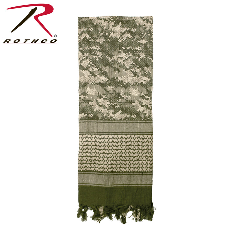 Rothco Digital Camo Shemagh Tactical Desert Keffiyeh Scarf
