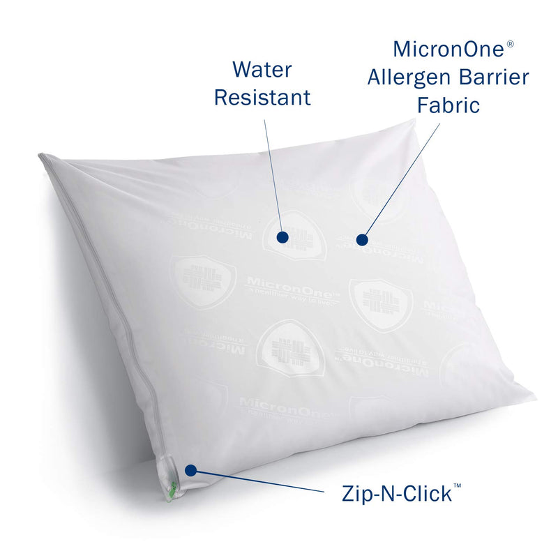 New CleanRest PRO, Queen, Zippered Pillow Protector - Lab Tested Bed Bug Proof, Hypoallergenic, Noiseless - Patented Zipper Security - 10 Year Warranty…