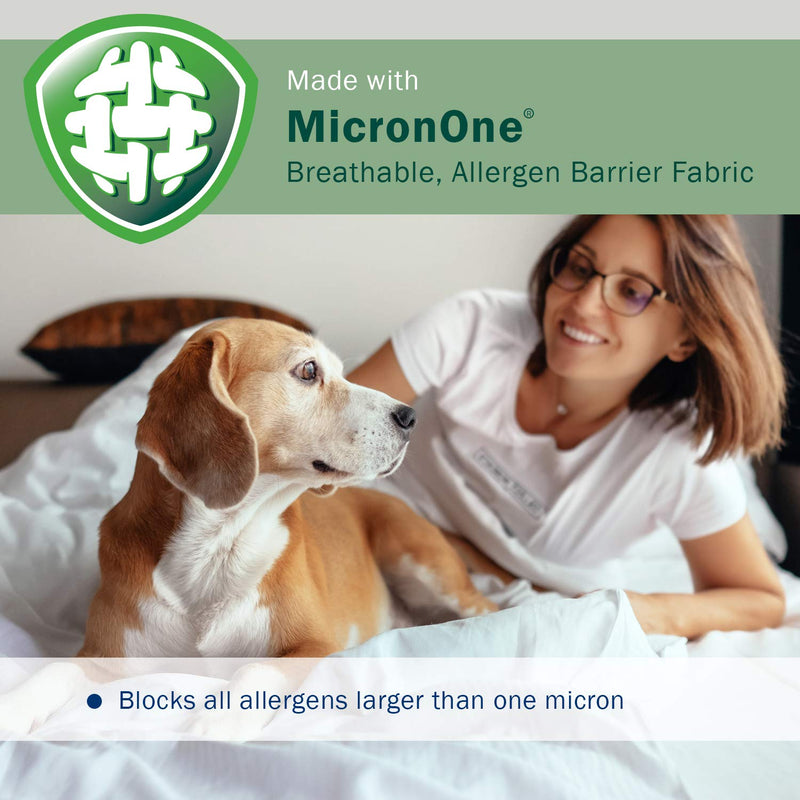 New CleanRest PRO, Queen, Zippered Pillow Protector - Lab Tested Bed Bug Proof, Hypoallergenic, Noiseless - Patented Zipper Security - 10 Year Warranty…