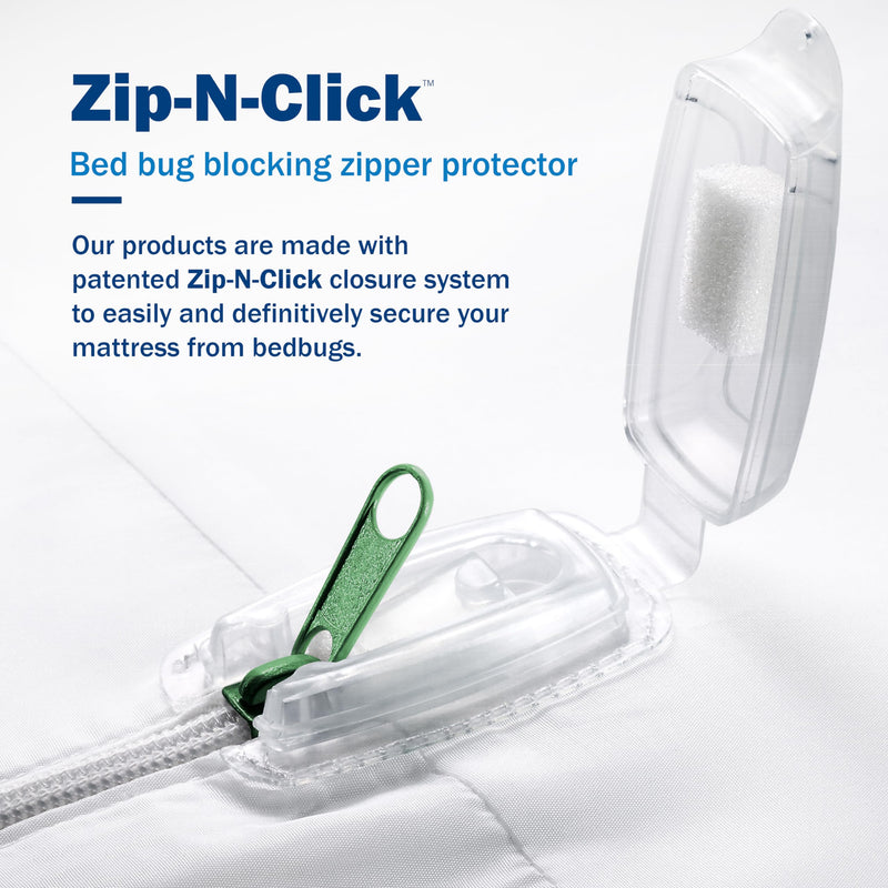 New CleanRest PRO, Queen, Zippered Pillow Protector - Lab Tested Bed Bug Proof, Hypoallergenic, Noiseless - Patented Zipper Security - 10 Year Warranty…