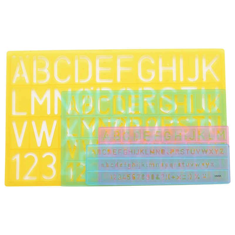4-piece Stencils Set