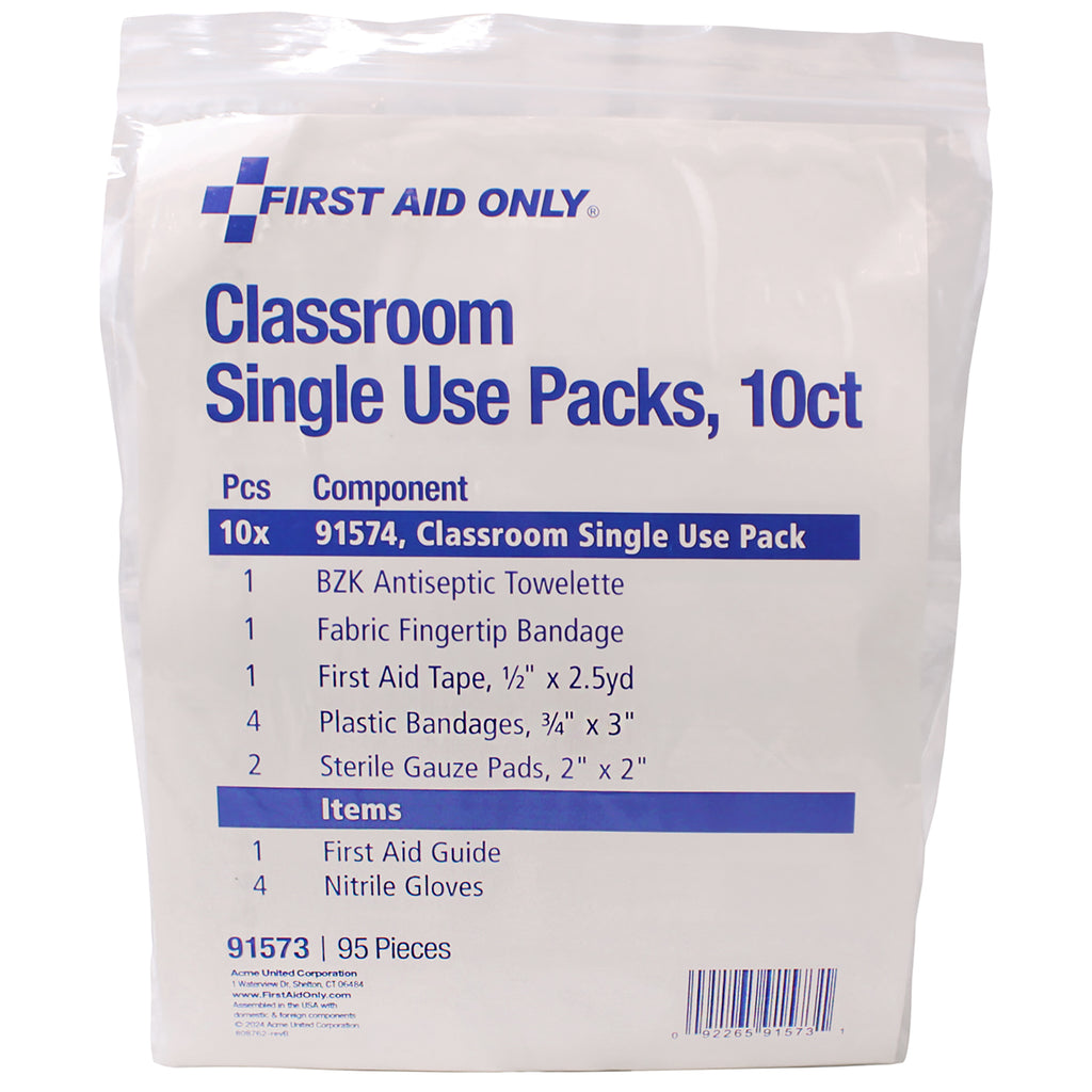 Classroom Single Use Kits 10 Pack