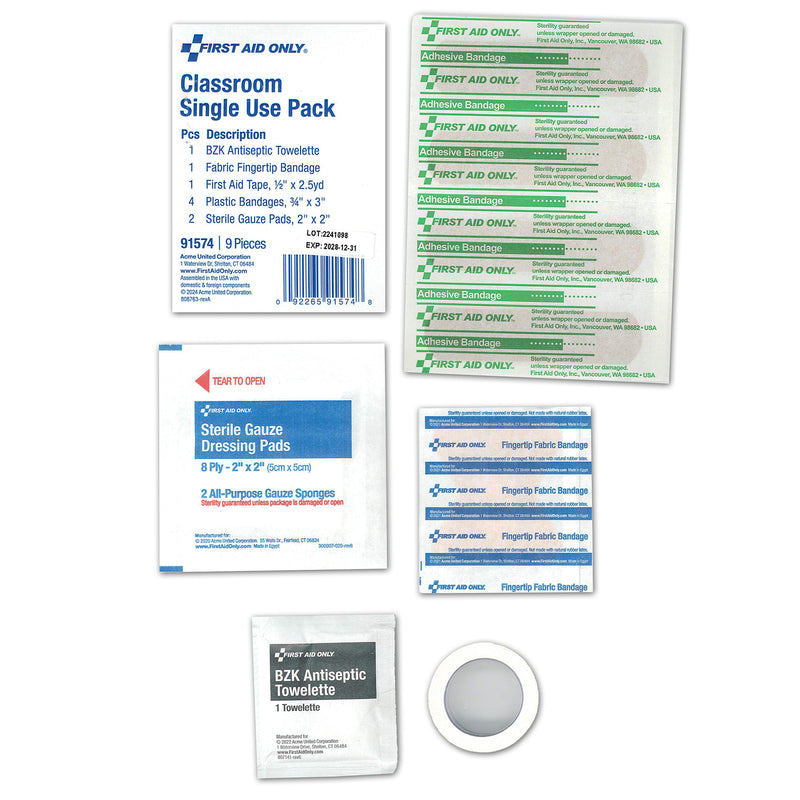 Classroom Single Use Kits 10 Pack