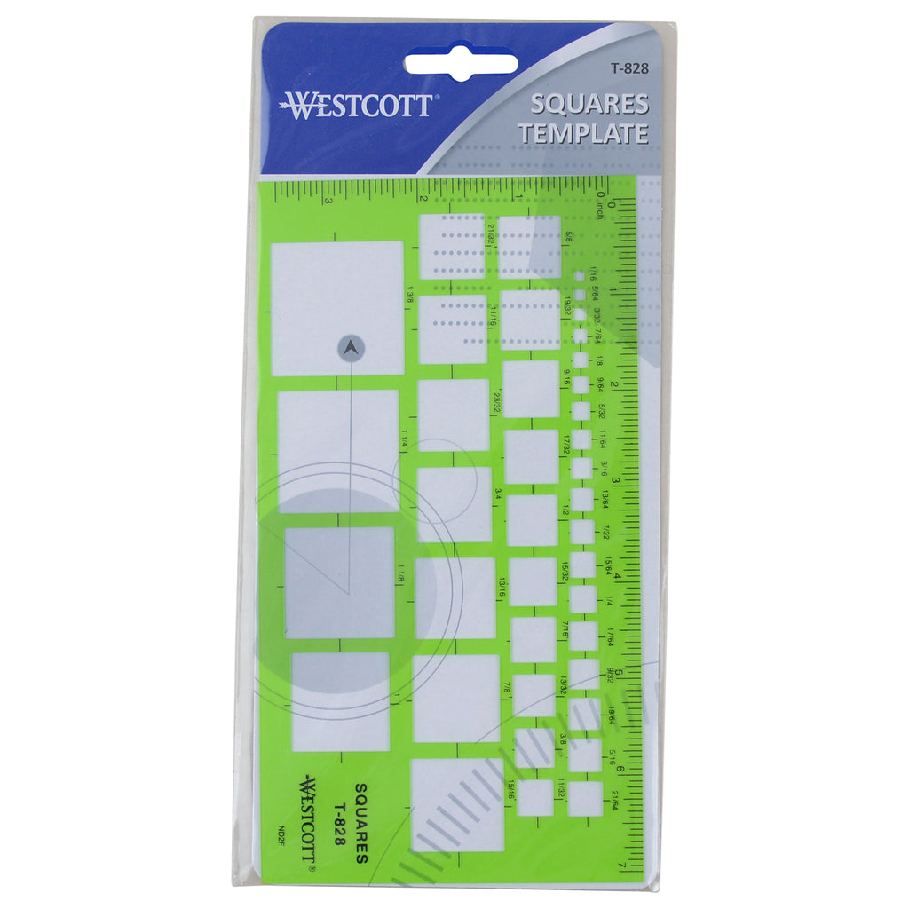 Technical Squares Drawing Template