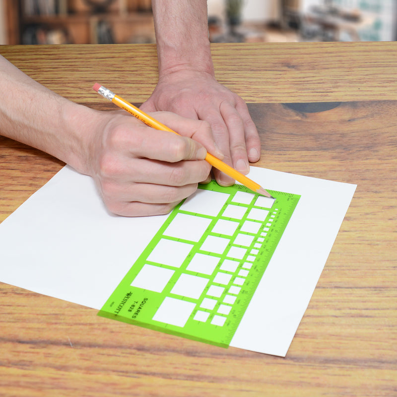 Technical Squares Drawing Template