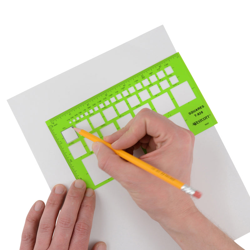 Technical Squares Drawing Template