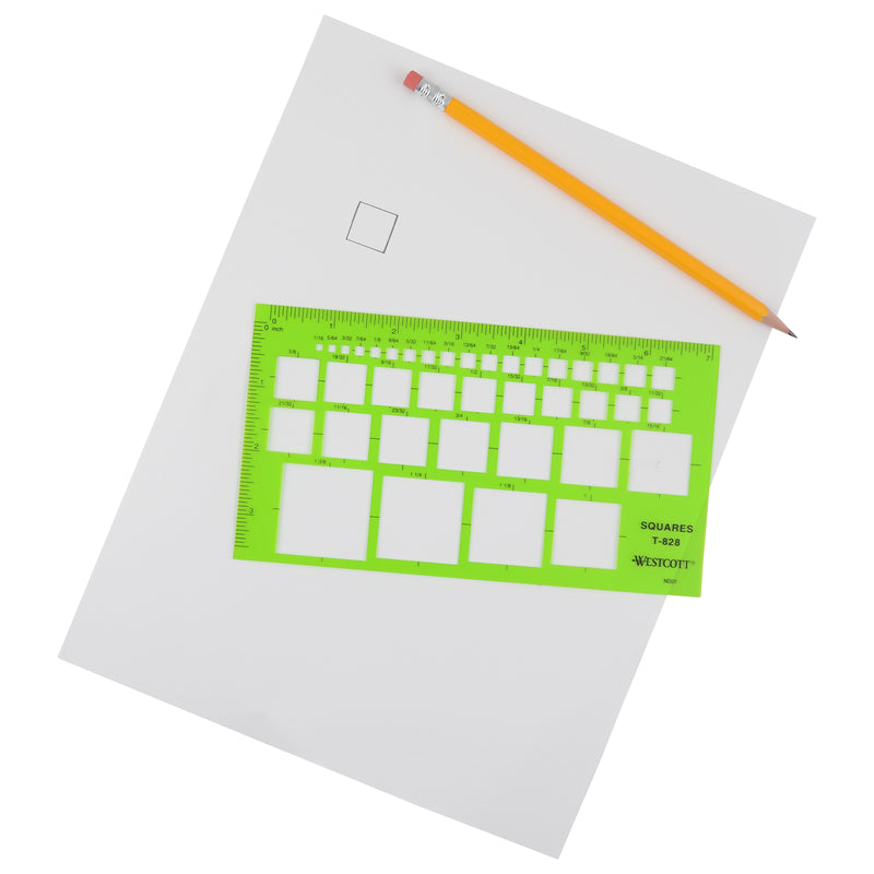 Technical Squares Drawing Template