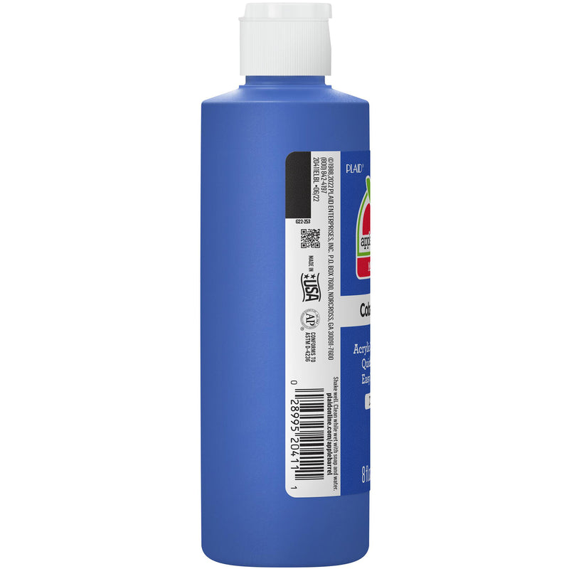 Acrylic Paint Matte Cobalt Hue 8oz Apple Barrel