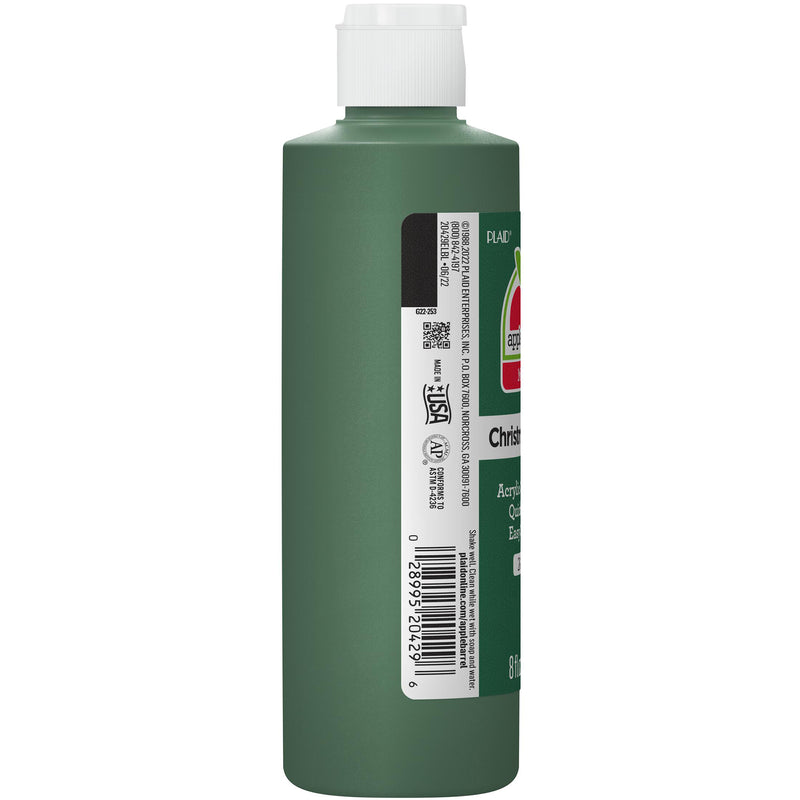 Acrylic Paint Matte Xmas Grn 8oz Apple Barrel