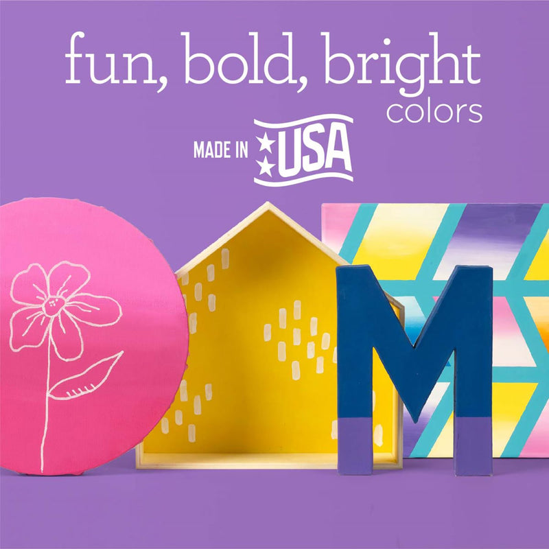 Acrylic Paint Matte Bright Ylw 8oz Apple Barrel