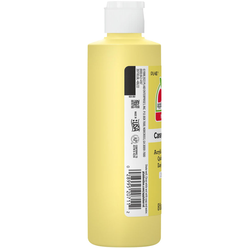 Acrylic Paint Matte Canary Ylw 8oz Apple Barrel