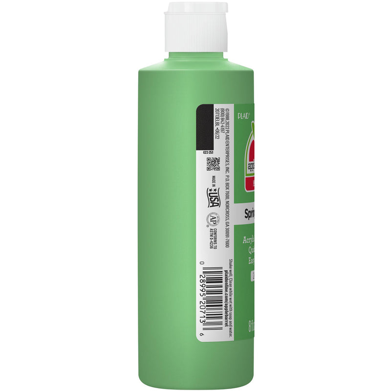Acrylic Paint Matte Spring Grn 8oz Apple Barrel