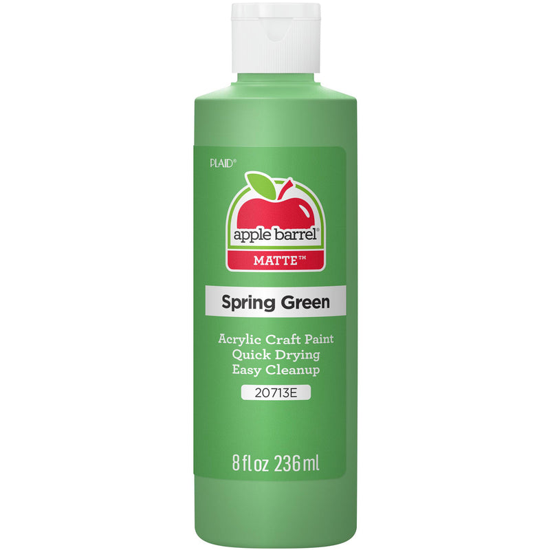 Acrylic Paint Matte Spring Grn 8oz Apple Barrel