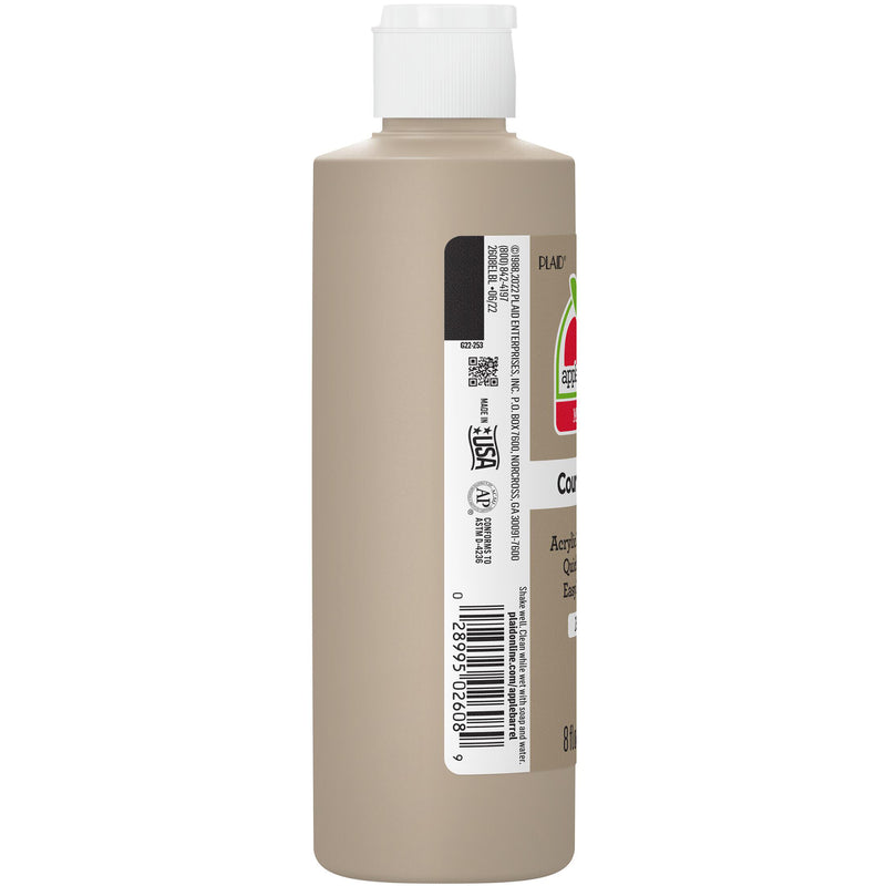 Acrylic Paint Matte Country Tan 8oz Apple Barrel