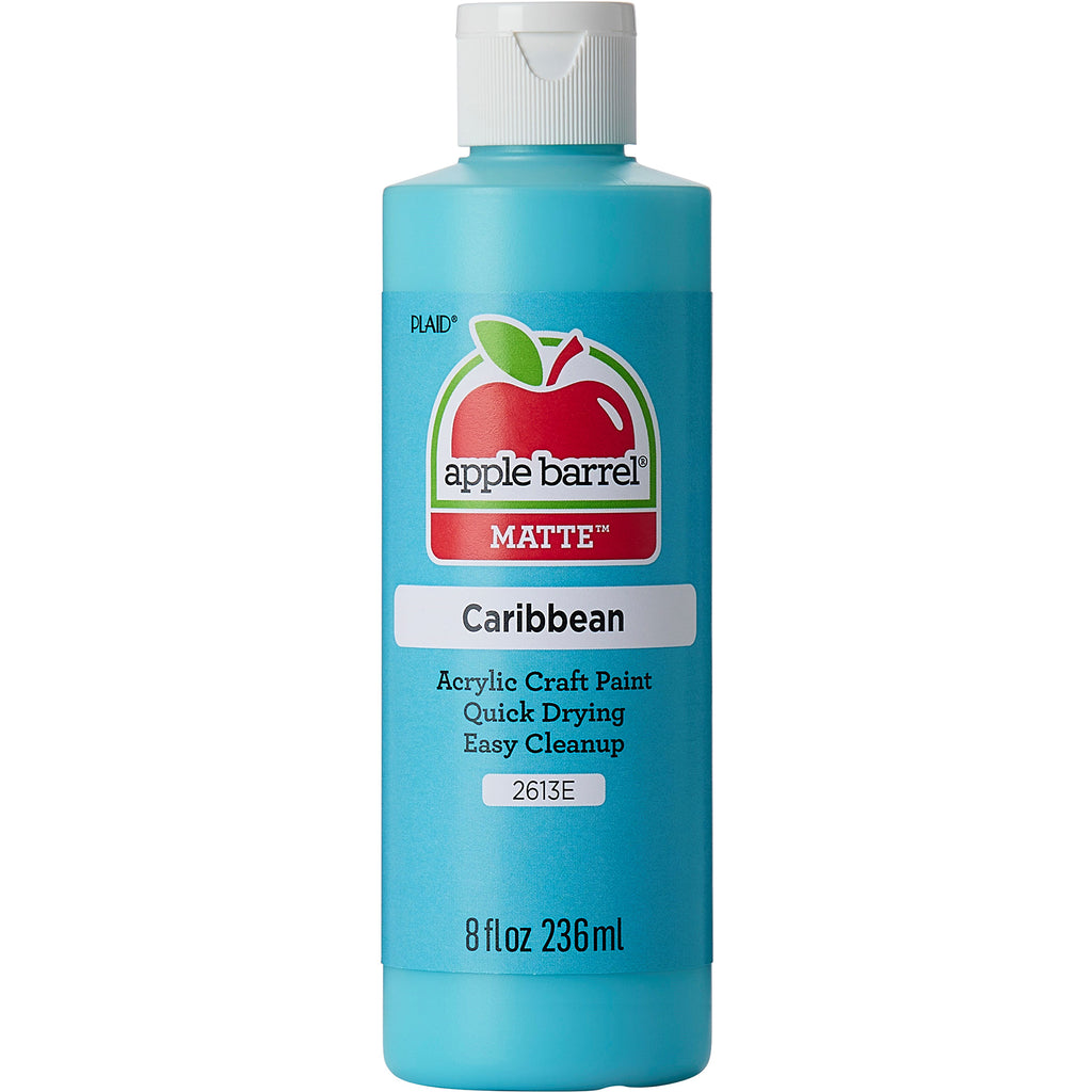 Acrylic Paint Matte Caribbean 8oz Apple Barrel