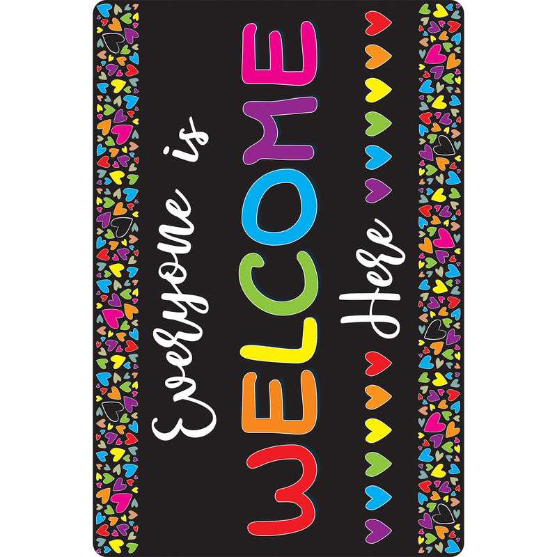 Mouse Pad Hearts Everyone Welcome