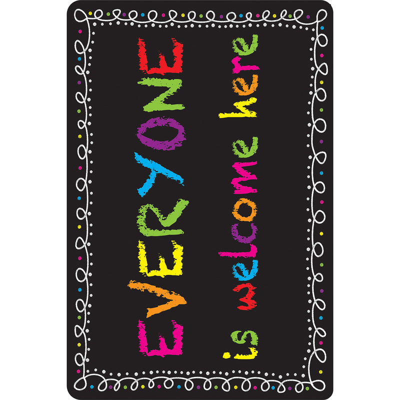 Computer Mouse Pad, 8" x 10", Everyone is Welcome Here, Chalk Loop, Pack of 6