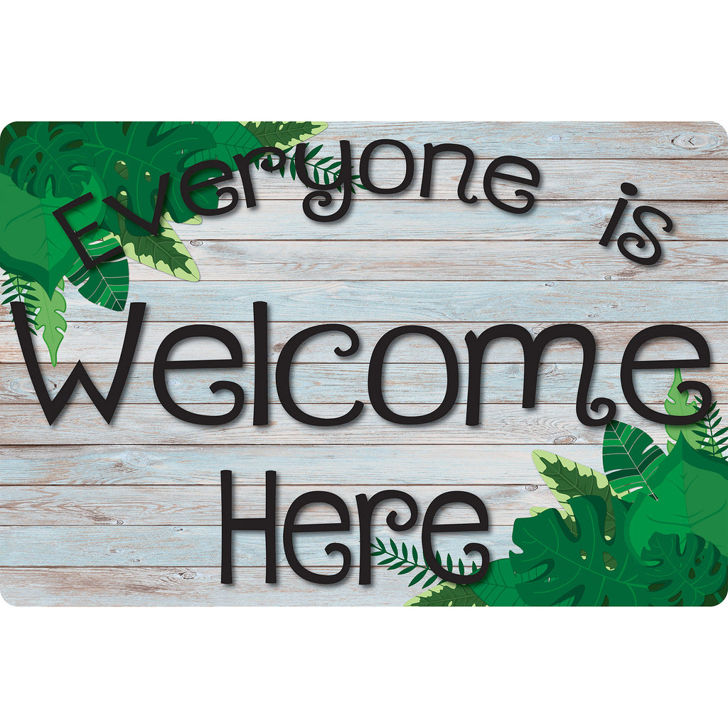 Mouse Pad Beech Wood Greenry Everyone Is Welcome
